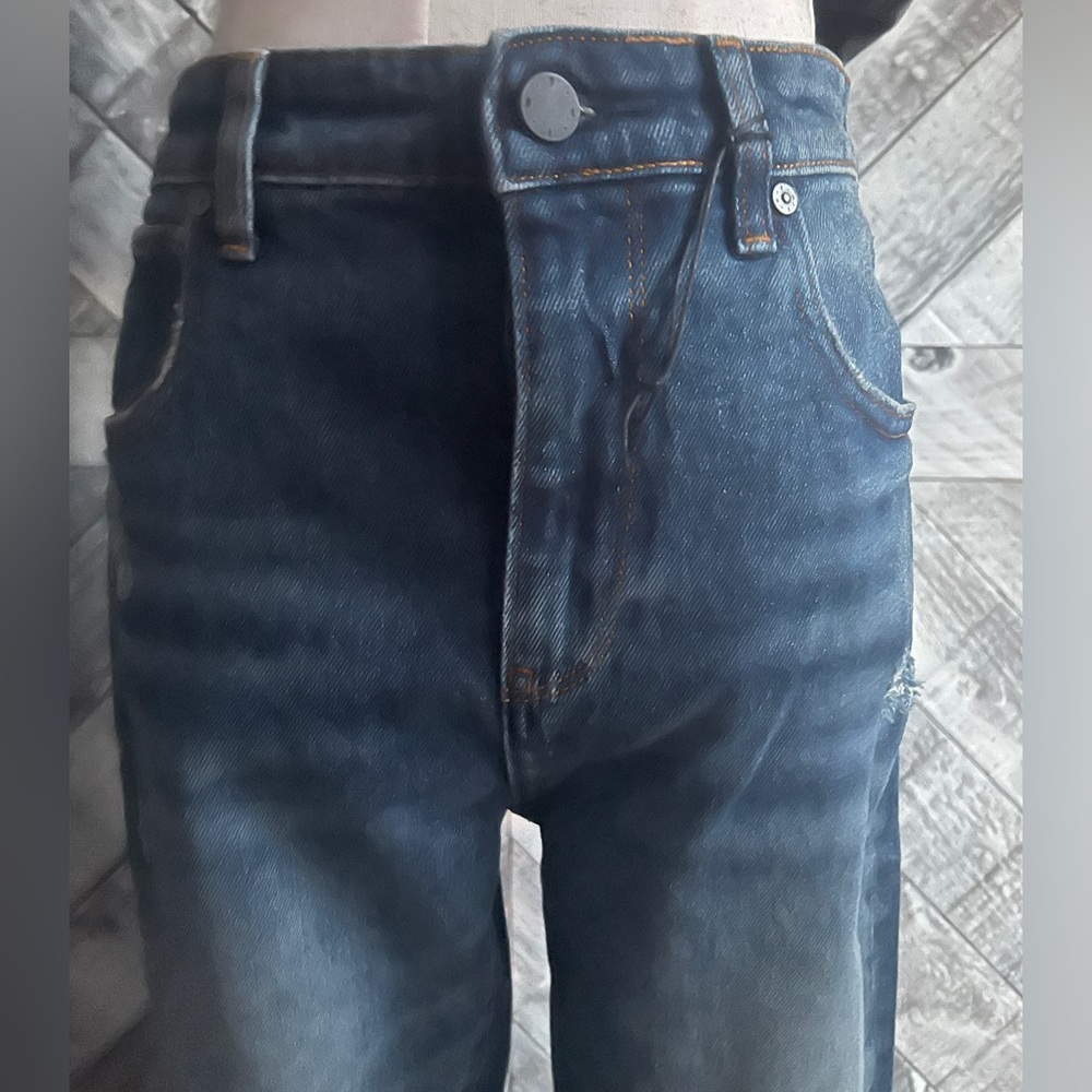 HALE By AG NADINE HIGH RISE DISTRESSED STRAIGHT LEG JEAN - Picture 8 of 12